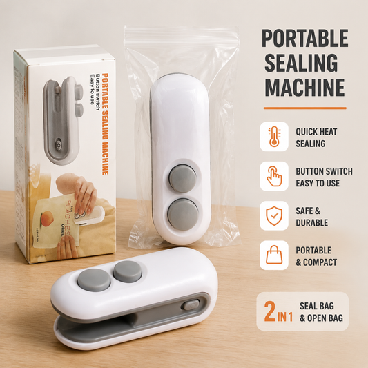 Portable Rechargeable Mini Bag Sealer – Handheld Heat Sealing Machine